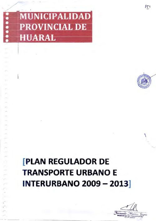 Plan Reguladorhuaral 