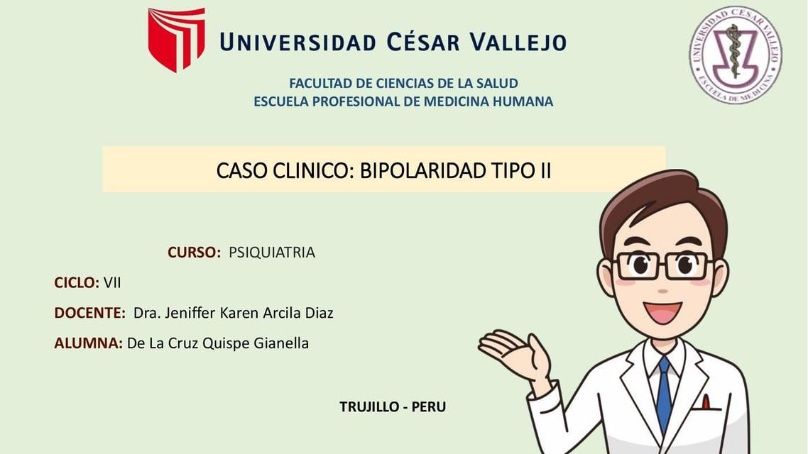 Caso Clínico de Bipolaridad Tipo II | Gianella | uDocz