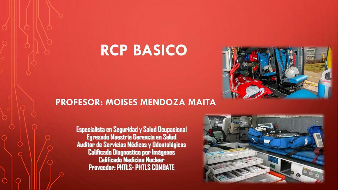 RCP Básica en Prehospitalario x