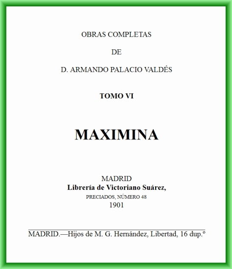 Maximina | Proyecto Gutenberg | uDocz | Busca y descarga todo el ...