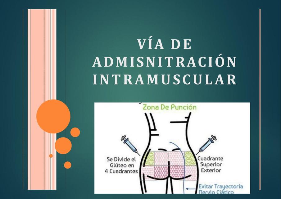 Vía de Administración Intramuscular 