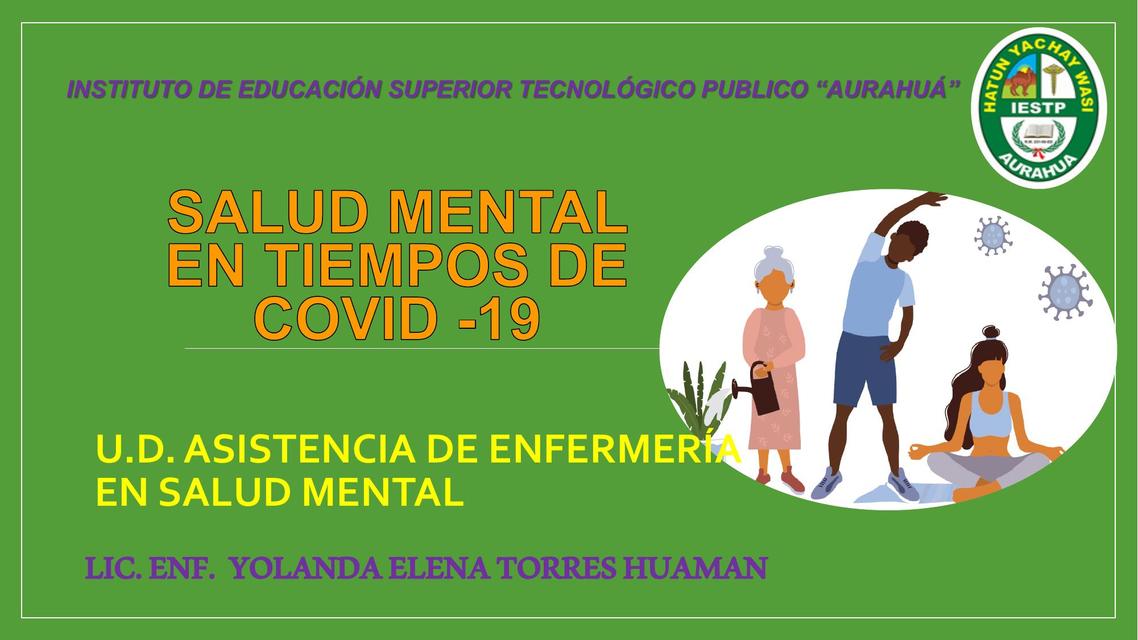 Salud Mental en Tiempos de COVID-19