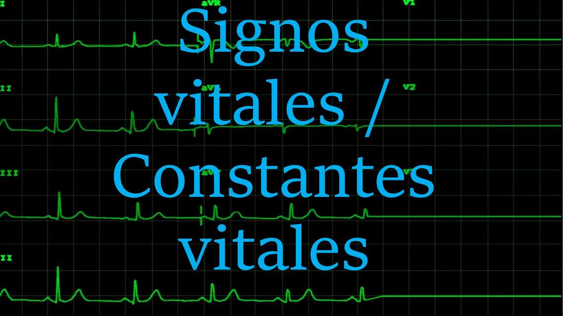 Signos Vitales 