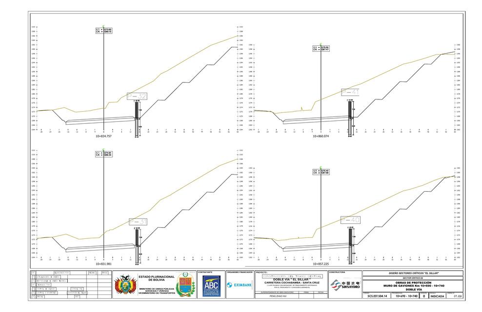 Proyecto: Construcción del tramo central - Doble vía "el sillar" Carretera Cochambamba - Santa Cruz