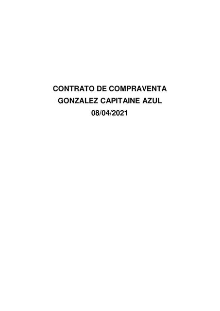 Contrato de Compraventa