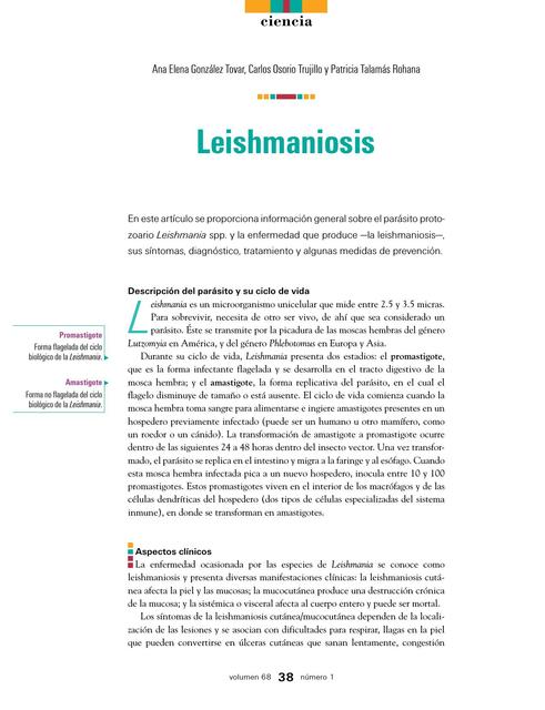 Leishmaniosis