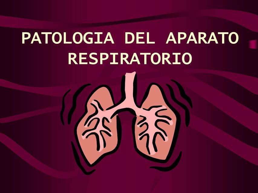 Patología del Aparato Respiratorio