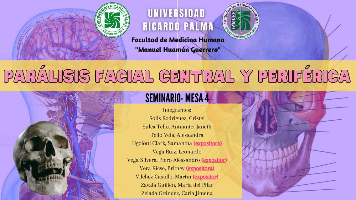 Parálisis Facial Central y Periférica 