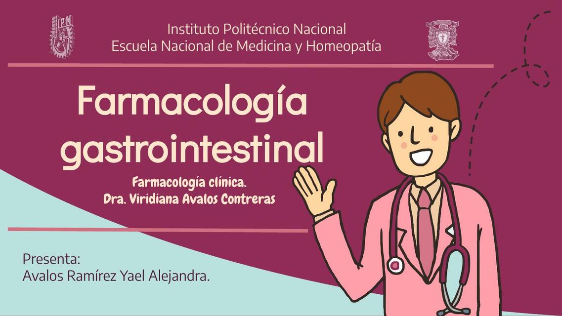 Farmacología Gastrointestinal