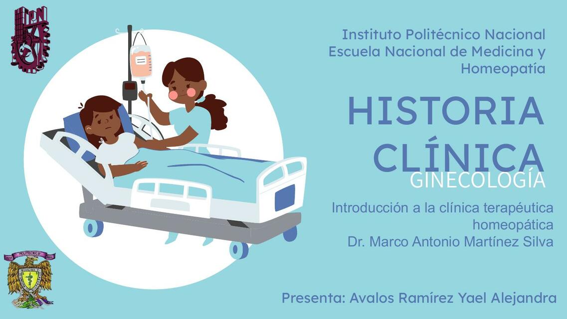 HISTORIA CLÍNICA GINECOLOGÍA