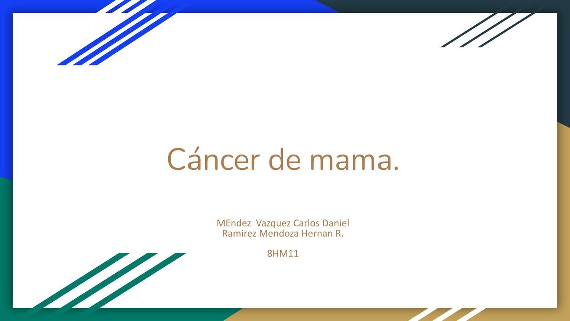 Cáncer de mama