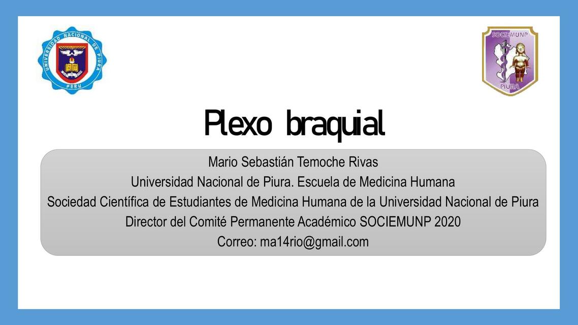 Plexo Braquial 