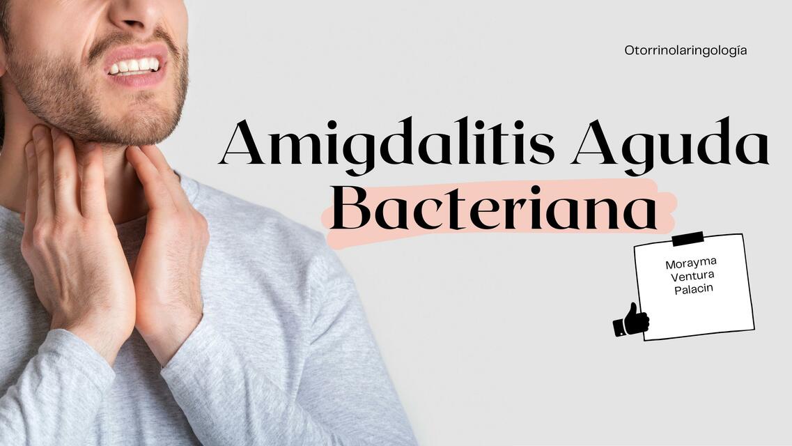 Amigdalitis Aguda Bacteriana