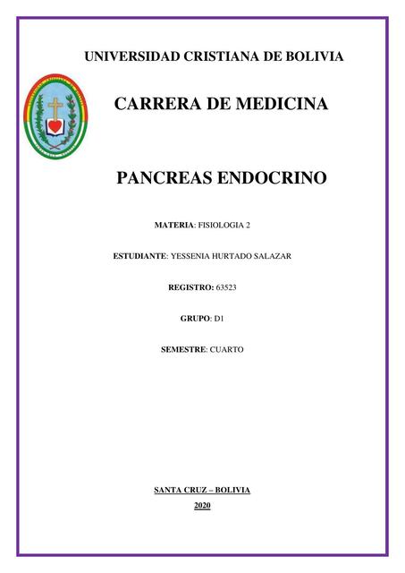 Páncreas Endocrino