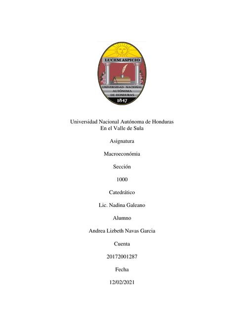 Desempleo en Honduras - Ensayo de Macroeconomía