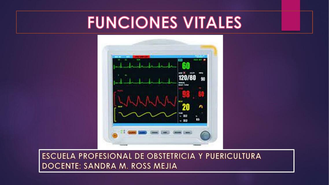 FUNCIONES VITALES