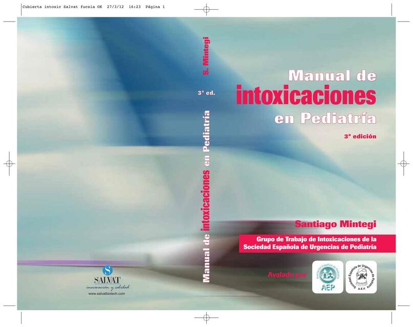 Manual de Intoxicaciones Pediatría