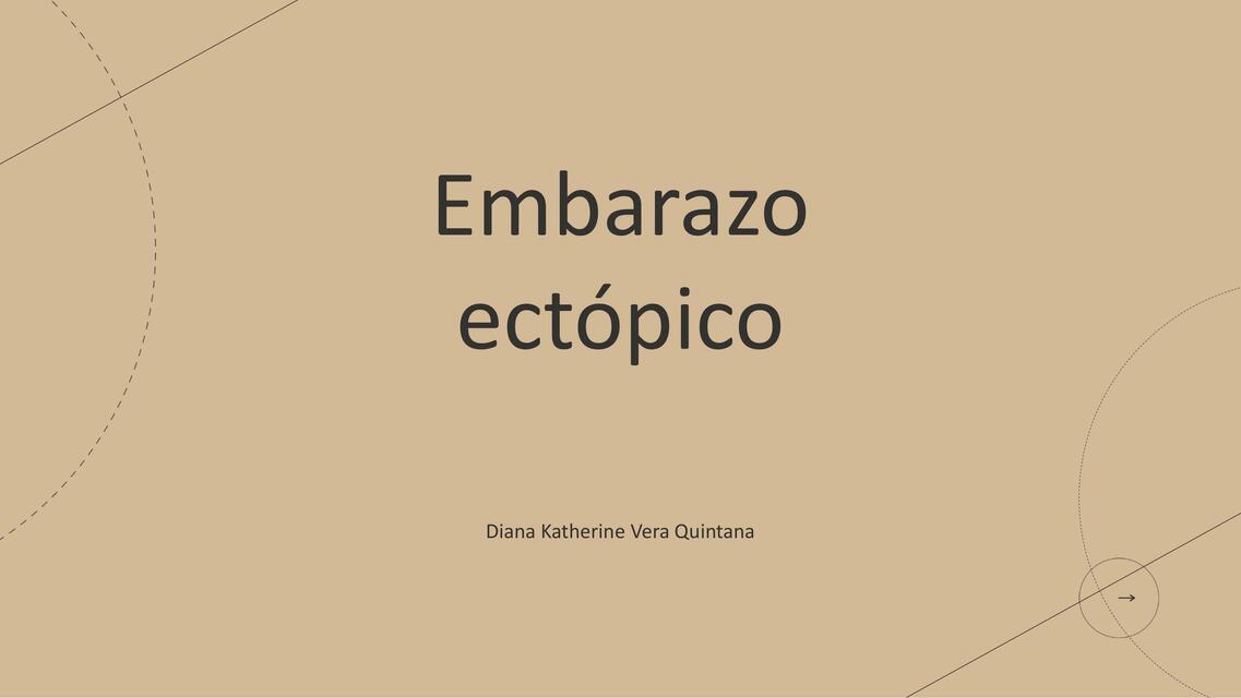 Embarazo Ectópico