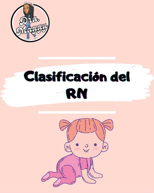 Clasificación del Recien Nacido