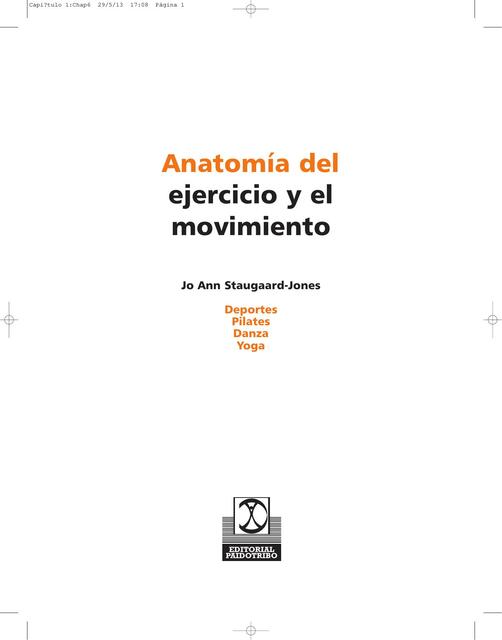 Anatomía del Ejercicio Físico y el Movimiento