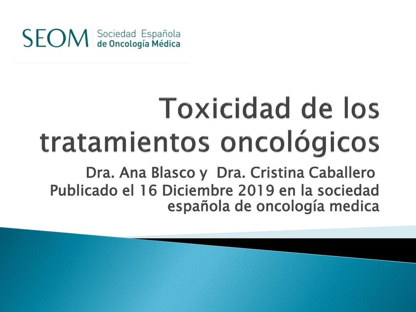 Toxicidad Hematológica