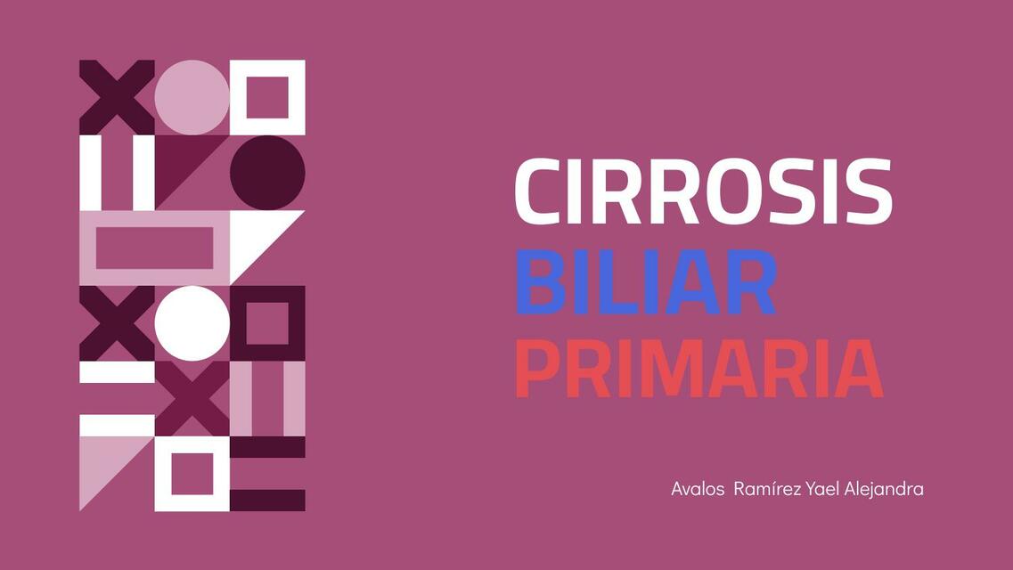 Cirrosis Biliar Primaria