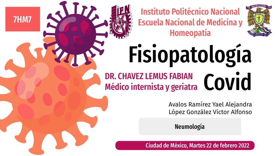 Fisiopatología de COVID