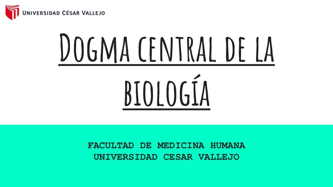 Dogma de la Biología