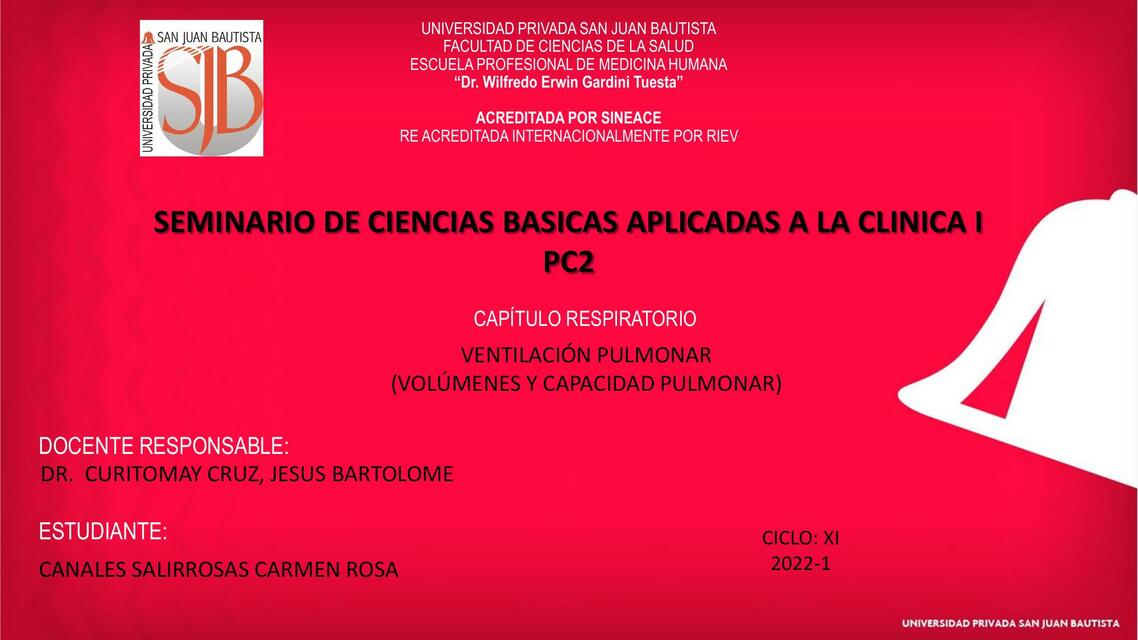 SEMINARIO DE CIENCIAS BÁSICAS APLICADAS A LA CLINICA