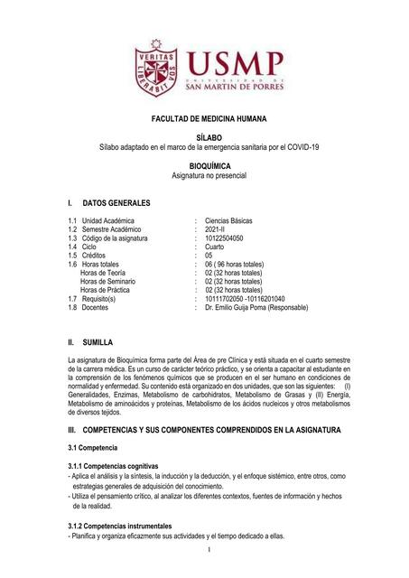 CICLO 4 BIOQUIMICA SILABO