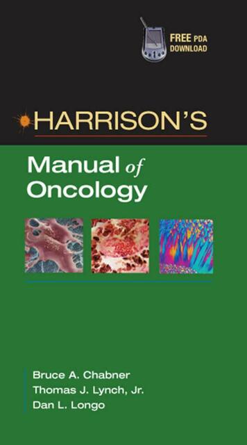 Manual of Oncology