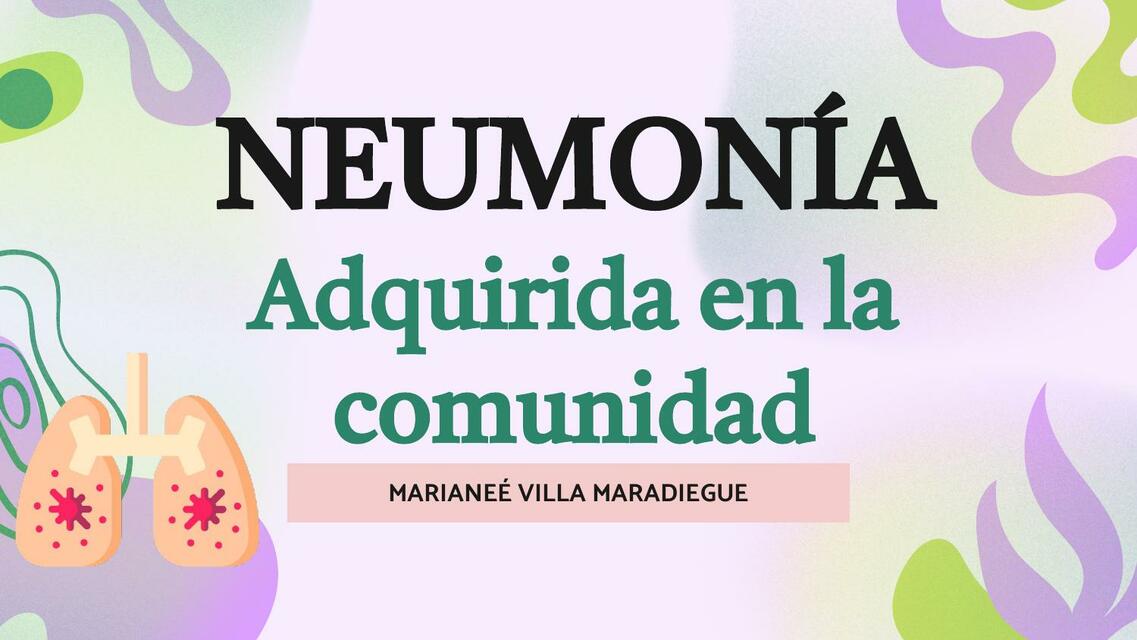 Neumonía Bacteriana 