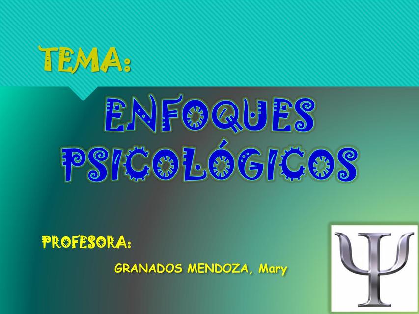 Enfoques Psicológicos