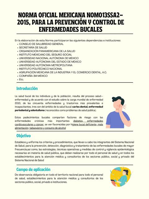 Prevención y Control de Enfermedades Bucales 