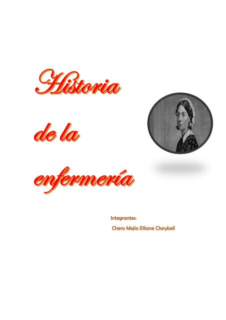 Historia de la Enfermería 