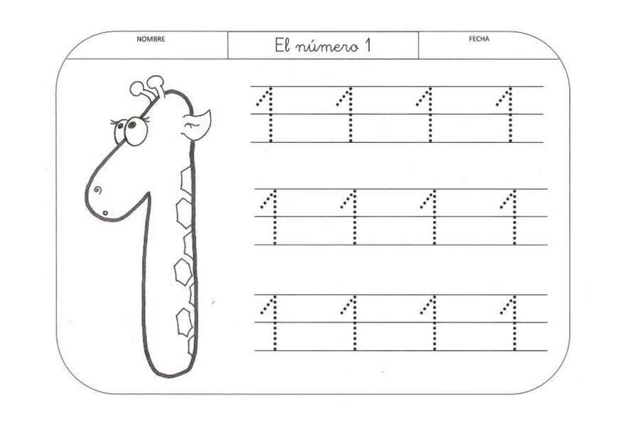 Actividades De Numero Para Niños De 3 A 4 Años