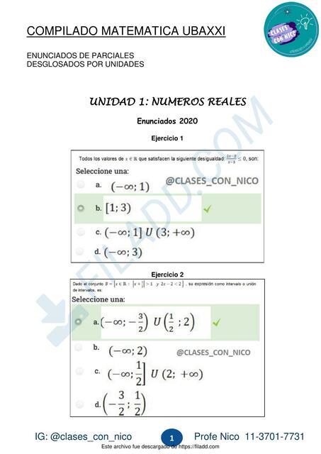 Compilado Matemática