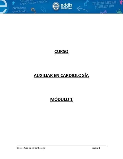 Auxiliar en Cardiología 