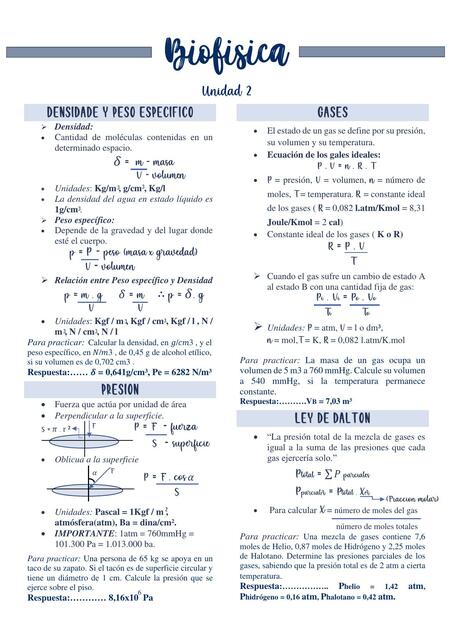 Biofísica Unidad 2