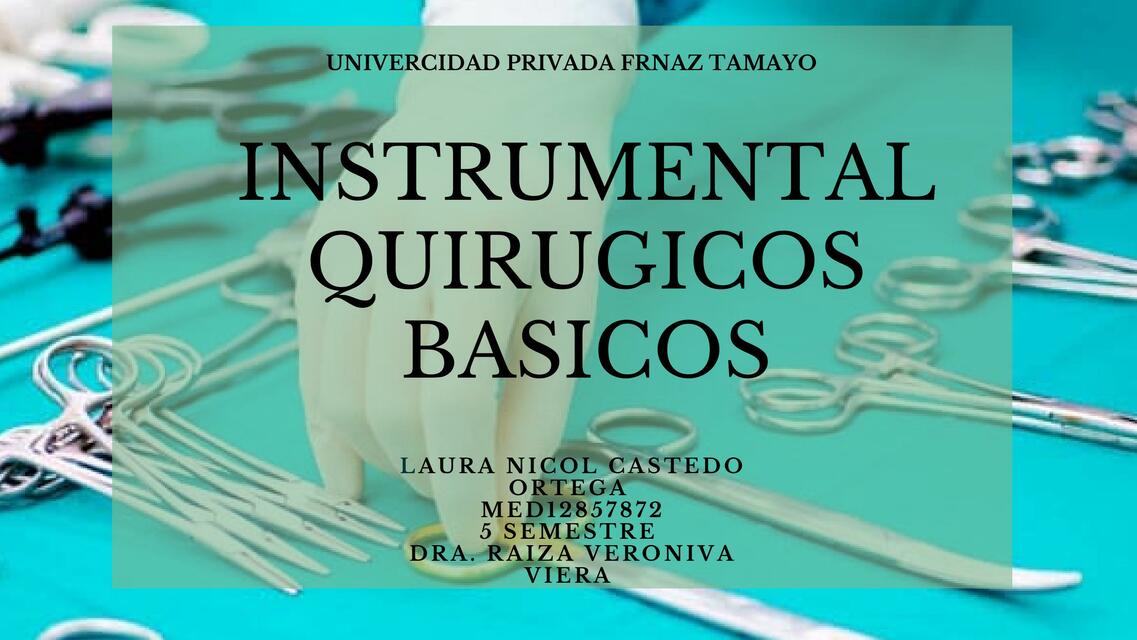 Instrumental Quirúrgico