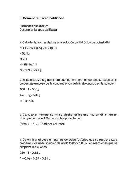 Semana 7 Química 