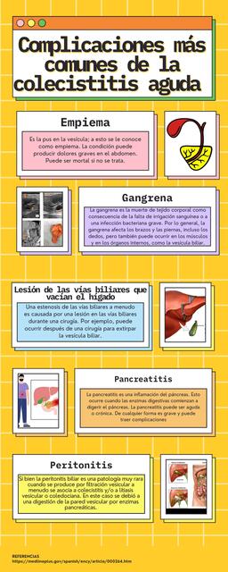 Complicaciones Más Comunes de la Colecistitis Aguda