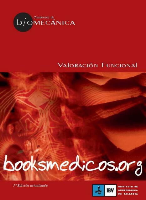 Cuaderno de Biomecánica- Valoración Funcional