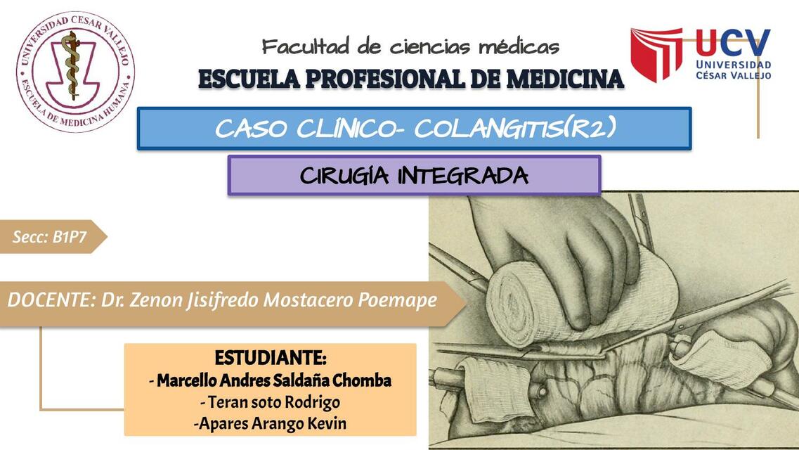 Caso Clínico- Colangitis 