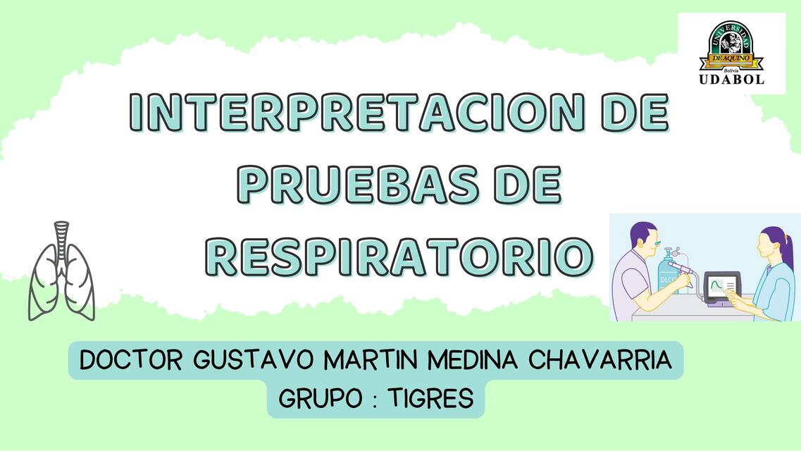 Interpretación de Pruebas de Respiratorio