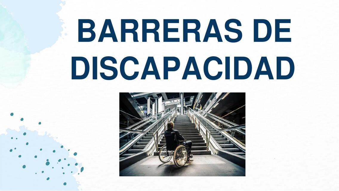 Barreras de Discapacidad