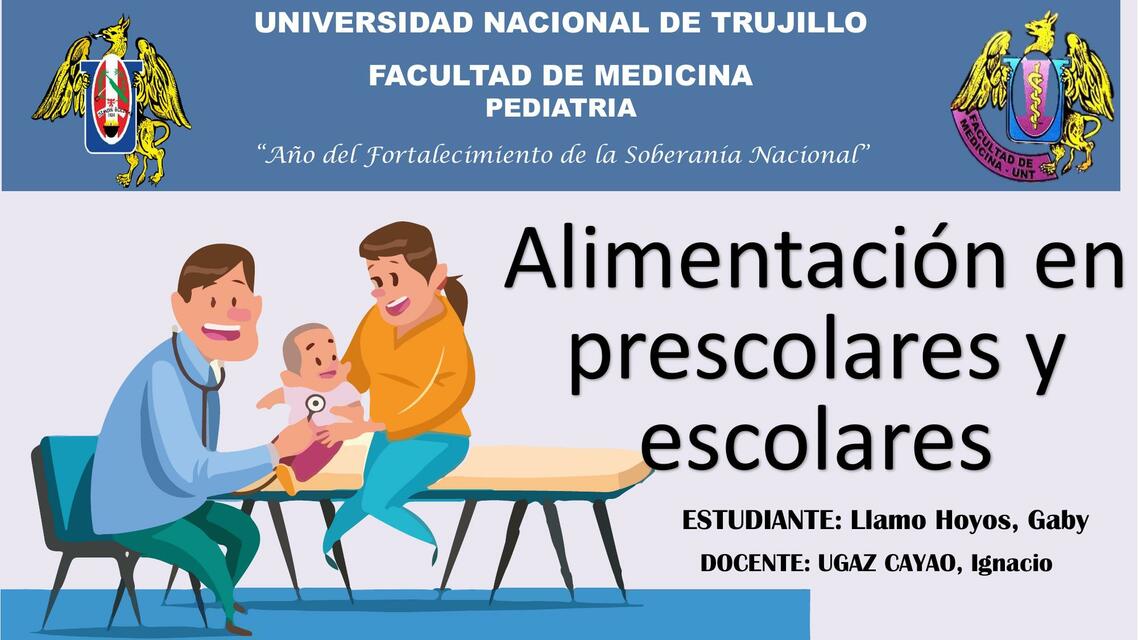 Alimentación en Prescolares y Escolares 