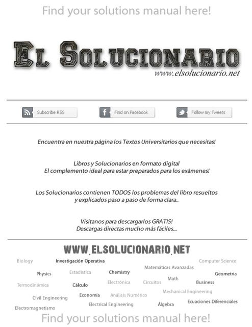 El Solucionario 