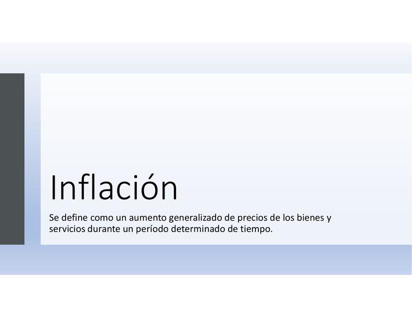 Inflación