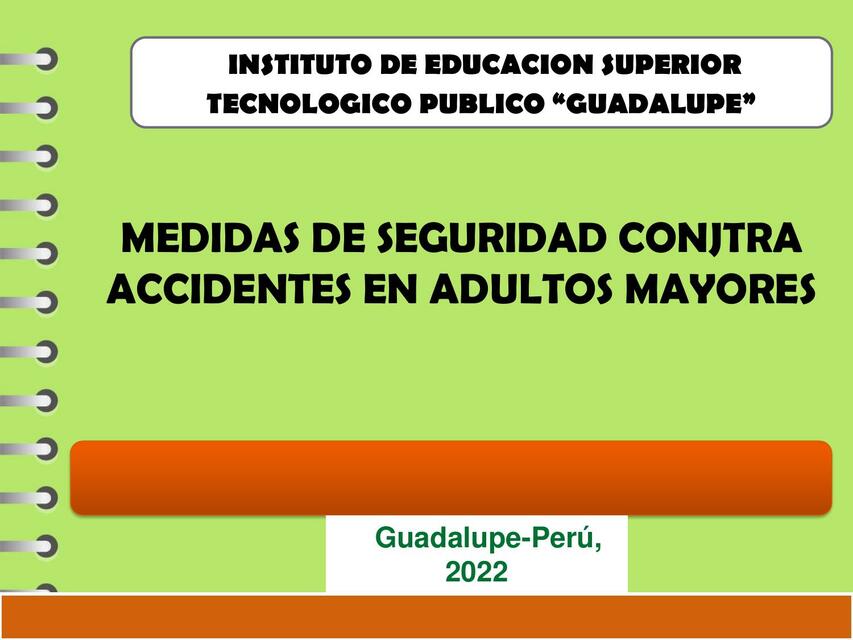 Medidas de Seguridad Contra Accidentes en Adultos Mayores 